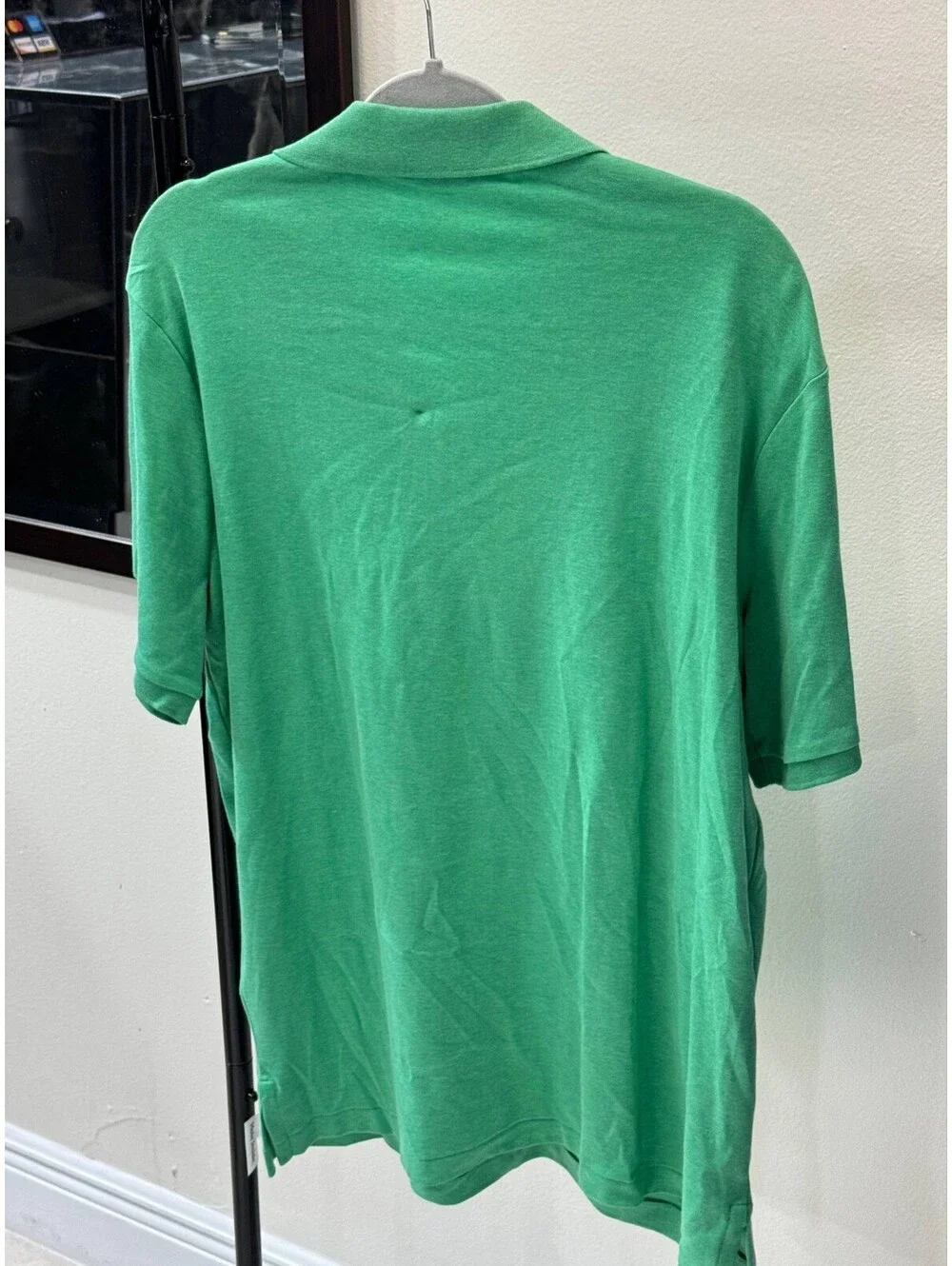 New Polo Ralph Lauren Standard Fit Cotton Linen Shirt Green